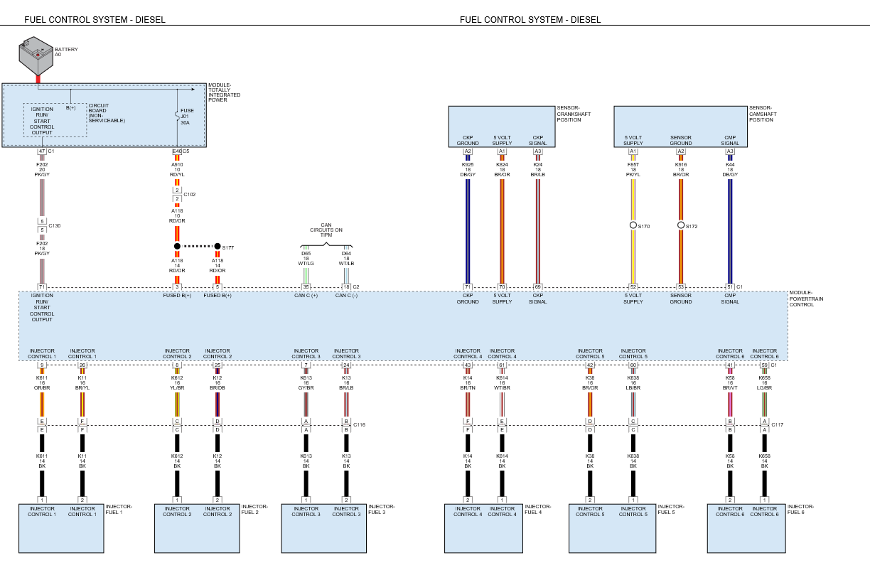 System wiring diagram