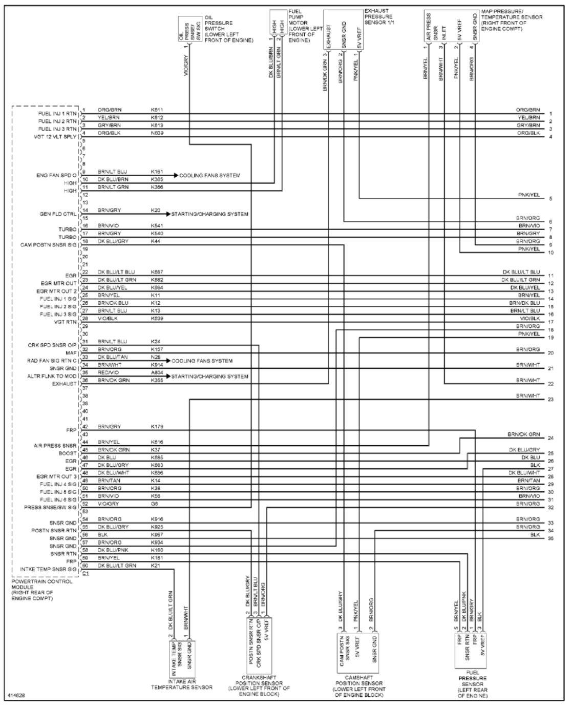 Engine Wiring Diagram 2013 Cummins 6 7