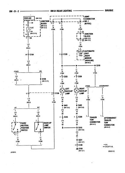 Quick trailer wiring question - 2nd Generation Dodge Non-Powertrain ...